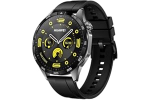 HUAWEI WATCH GT 4 Smart Watch for men women - Up to 2 Weeks Battery Life Fitness Tracker - Compatible with Android & iOS - Health Monitoring with Pulse Wave Analysis - GPS Integrated -Black