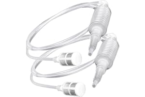 WANGCL 2 tubos de filtro de sifón manual para hacer vino, sifón, manguera de sifón, filtro de manguera de vino, cerveza, tamaño aproximado de 2 m