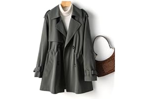 ROTAKUMA Bureaux De Bandes-vent Avec Doublure Printemps Automne Mince Mince Femme Trench-coat De Trench