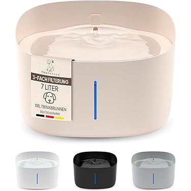 AQXONG 3.2L Fontaine à Eau pour Animaux de Compagnie en Acier