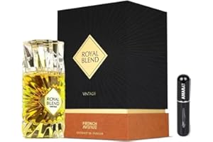 RESAES RESISTANT AND AESTHETIC Perfume Royal Blend Vintage Extrait de Parfum 100ML, Perfume Árabe Unisex de Larga Duración, Incluye Atomizador, Fragancia Oriental y Ambarada con Notas de Davana, Inmortal y Bálsamo de Tolú (Vintage)