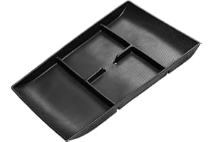 Smabee Zentrale Aufbewahrungsbox für BYD Seal Pure Electric Car Center Console Organizer TPE Container Organizer Ordnen Auto Innenraum Zubehör Schwarz