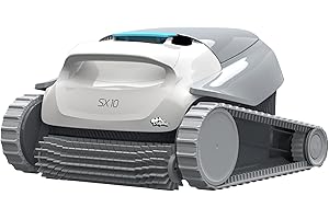 Dolphin SX 10 – Robot Limpiafondos de Piscina Automático - para Piscinas Enterradas y Elevadas de hasta 8 m - Tecnología CleverClean - Accesorios Piscina - Garantía de 2 Años