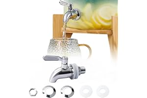 Robinet de Rechange pour Distributeur de Boisson G1/2, Robinet de Rechange en Acier Inoxydable, Robinet Distributeur de Boisson pour Eau, Vin, Bière, Jus