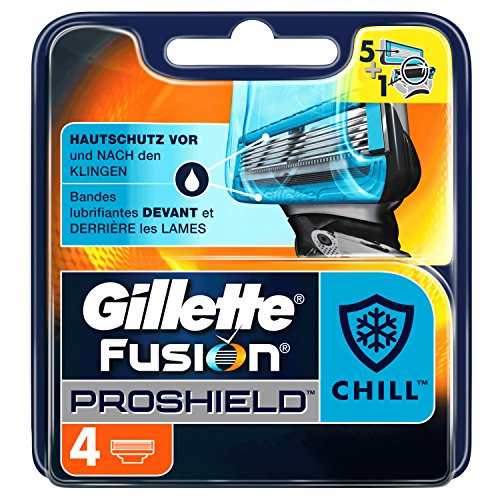 Gillette Fusion ProShield Chill Rasierklingen für Männer 4 Stück
