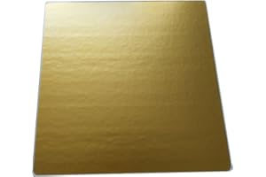 Square Coloured - Glass Worktop Saver 40cm x 40cm by Pearl Glass (Gold)