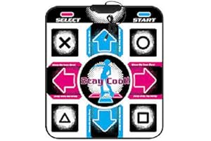 KOET Tapis de danse, tapis de danse pour la danse de la révolution (DDR) antidérapant sensible USB couverture de danse pour PC portable jeu vidéo
