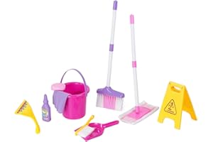 Playtastic Children's Cleaning Kit: 10 Piece Cleaning Set for Children (Toy Cleaning Kits, Toy Cleaning Kits, Toys)