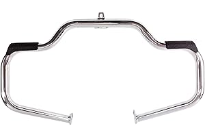 EAGLE SKULL HARLEY DAVIDSON CHROME MUSTACHE ENGINE GUARD HIGHWAY BAR CRASH BARS TOURING ref# 49155-09B 09 09A 2009-2021 STREET GLIDE TRIKE HD ROAD KING ULTRA ROADKING ELECTRA CLASSIC TRI RUBBER FOOT RESTS PEG NEW