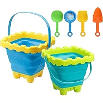 Secchi Pieghevoli In Silicone Top Race (3 Pezzi) – 2 Litri, Multiuso, Per Spiaggia E Casa, Vari Colori