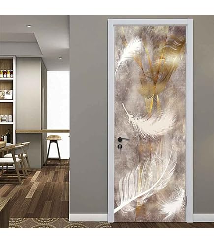 Sticker Porte Trompe-l'œil Cinéma 80x200cm - Vinyle Autocollant, Facile à Poser Et Retirer, Décoration Salon Ou Chambre - 3