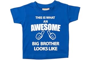 60 Second Makeover Limited This is What an Awesome Big Brother Looks Like Blue Tshirt