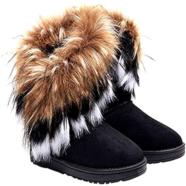 HOT Stiefel Echte Leder Schuhe Boots Mit Fell OOG Indianer Leder