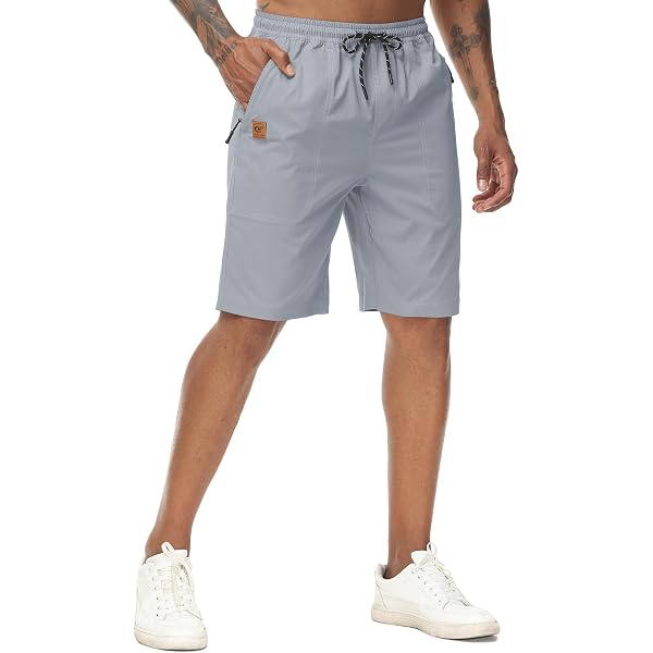 YuKaiChen Herren Cargo-Shorts – Mit 6 Taschen & 22,9 Cm Schrittlänge YuKaiChen Herren Cargo-Shorts – Mit 6 Taschen & 22,9 Cm Schrittlänge