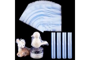 PH PandaHall 200pcs 4.7x7 Inch PVC Heat Shrink Wrap Bags, Clear Sealer Film for Bath Bombs Soaps Bottles Cookies Crafts DIY Homemade Gifts