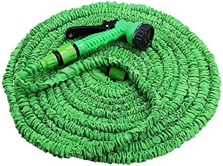Olayer Expandable 25/50/75/100/125 FT Magic flexible Plastic Garden water Hose Drip irrigation Car Watering with Spray Gun (250FT)