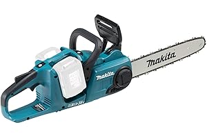 Makita DUC353Z+DC18RD+2xBL1850B Brushless Li-Ion Tronçonneuse sans Fil 2 x 18 V = 36 V + 2x Batteries BL 1850 5, 0 Ah + chargeur double DC18RD