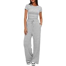Ragazza Adolescente 2 pezzi/set righe maniche corte Top e Pantaloni a