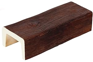 VIGAS IMITACION MADERA VIGA IMITACION MADERA DECORATIVA DE POLIURETANO 12.5CM DE ANCHO X 8CM DE ALTO X 3 METROS DE LARGO