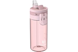 SUPER SPARROW Sparrow Water Bottle - 500ml, 750ml, 1L - One-Tap TouchFlow Water Bottles with Straw - Non-Toxic - BPA Free Tritan Bottles - Leak Proof & Sustainable Drinks Bottle for Sports, Outdoors