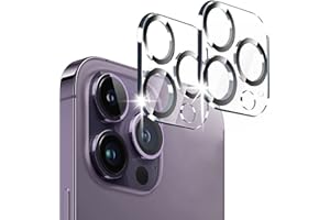 WEYNRBOX Kamera Schutz folie für iPhone 14 Pro Max, iPhone 14 Pro Kamera Panzerglas Schutzfolie HD klar Anti-Kratzer 9H Härte Glas,Linse Kamera Gehärtetes Glas Kompatibel mit iPhone 14 Pro Max/14 Pro Hülle