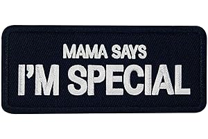 EMBTAO Mama sagt, ich bin etwas Besonderes Bestickter Aufnäher zum Aufbügeln / Annähen