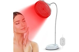 Profey Lampada Infrarossi, Lampada Luce Rossa 850nm & 660nm, 200 LED Red Light Infrarossi con Timer e Supporto per Viso, Recupero del Corpo, 50W (Non Produce Calore)