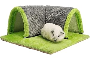 YMXWAN NagetierZusammenklappbar Meerschweinchen (Cavia Porcellus) Kuscheltunnel Für Kleintiere,34×34cm