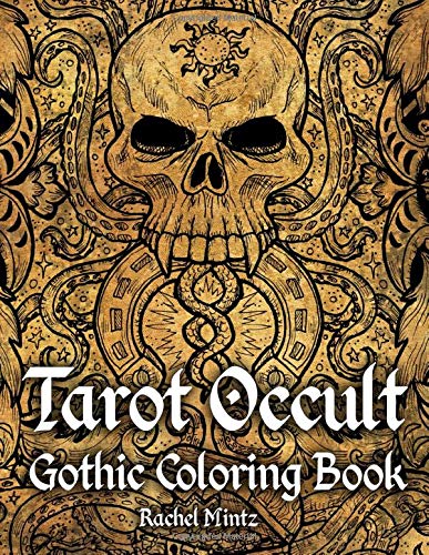 Tarot Occult - Gothic Coloring Book: Mystical Fortune Cards Cards For Adults & Teens