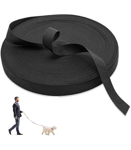 DMiotech Cinghia Nylon Piatta 50 Iarde (45m) X 25mm: Per Zaini, Cucito E Riparazioni Outdoor, Rosso