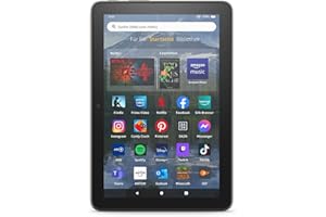 AMAZON Zertifiziert und generalüberholt Fire HD 8 Plus-Tablet, 8-Zoll-HD-Display, 32 GB, 30% schnellerer Prozessor, 3 GB RAM, kabelloses Laden (2022), grau, mit Werbung