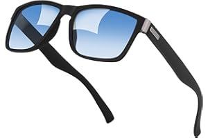 Farrobor Occhiali da Sole da Uomo Polarizzati - Quadrati Protezione UV400 Occhiali Guida Pesca Sunglasses