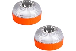 ‎AOHEWEI AOHEWEI V16 Warnleuchte mit – Magnetfuß für Autodach, 360° LED Blinklicht Wasserdicht IP54 – Ersatz für Warndreieck, geeignet für Auto, Motorrad, Wohnmobil & LKW