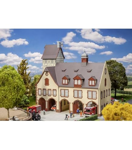 Caserne de pompiers moderne - HO 1/87 - Kibri 39219