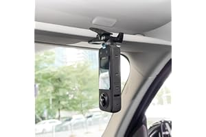 Lupholue Soporte de Clip para Parasol de Coche actualizado Soporte de Clip de liberación rápida Compatible with GoPro Hero 12, 11, 10, 9, 8, 7, Session, APEMAN, Xiaomi Yi, SJCAM, dji, Insta 360