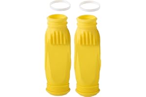 CANAMAX Pool Cleaner Diaphragm Replacement, W69698 Silicone Pool Cleaner Long Life Diaphragm for Zodiac Baracuda G3 G4, Alpha 2, 3 And Zoom Pool Cleaner, Heavy Duty Pool Cleaner Diaphragm (Yellow, 2 Pack)