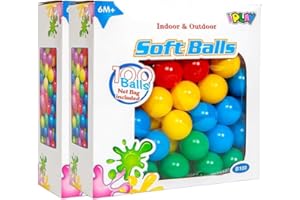 NOT JUST A BOX - Palline 6cm diametro Palline di plastica Colorate Gioco per Bambini (200 Palline)