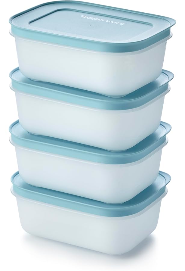 Buy Tupperware 11156460 Plastic Containers - 650ml, 4 Pc, Green