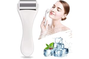 MAANGE Ice Roller für Gesicht und Augen, Gesichtsroller für Schwellungen Migräne Schmerzlinderung Eisroller für Gesicht und Körper Massagegerät, Straffen die Poren, Reduzieren Falten Hautpflege (Weiß)