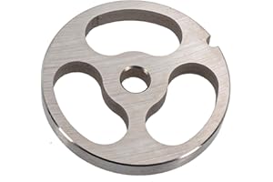 GETTIMORE Premium Kitchen Edelstahl Fleischwolf Teller Zubehör 69 mm, langlebig (3 Löcher)
