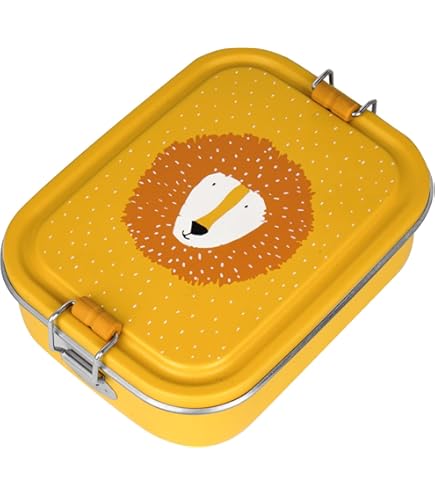 Trixie - Geïsoleerde lunchbox van roestvrij staal, 500 ml, voedselcontainer voor lunch/snack (Mr. Shark (haai