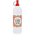 abeec Clear Craft Glue (500ml) | Child-Friendly PVA Adhesive for Arts, Crafts & School Projects | Non-Toxic & Washable | Ideal for Paper, Card & DIY Crafting