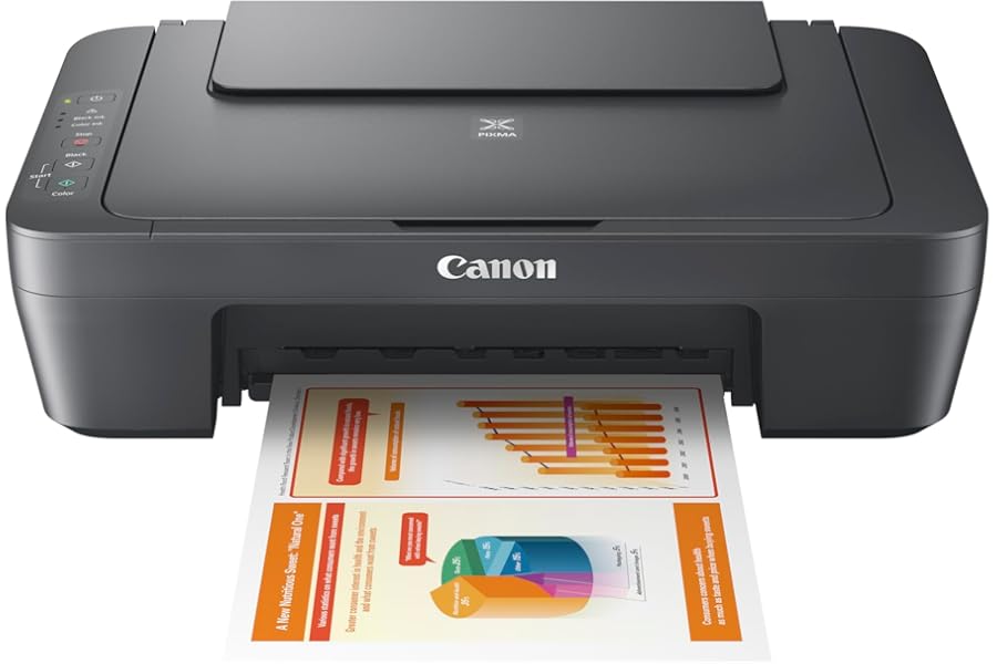 Canon PIXMA MG2551S Series - All-in-One A4 Printers, Copier & Scanner for Home Use | USB Connectivity Only, No WiFi Connection | Energy Efficient Printer Home Printers