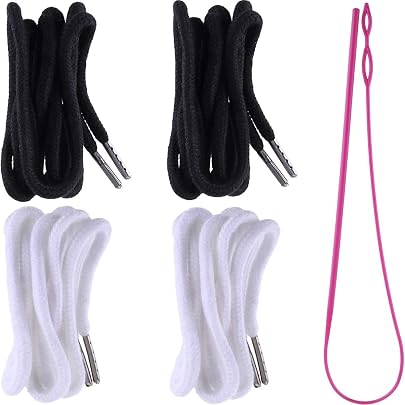 8 cordoncini per pantaloni da jogging, in cotone con cordino