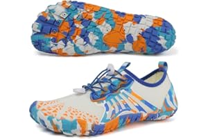 ZIITOP Unisex Zapatos Descalzos Hombre Mujer Zapatos de Agua Hombres Mujeres Barefoot Zapatillas Outdoor Secado Rápido Surf Calzado para Yoga Playa Transpirable Ligero y Antideslizante 37-46EU