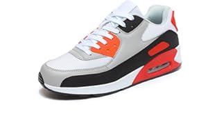 MANZOOR Homme Air Running Chaussures de Course à Pied Tendance pour avec Coussin d'air Baskets Femme Sneaker décontractées pour la Marche Le Tennis Le Basket-Ball la Gym Les Sports