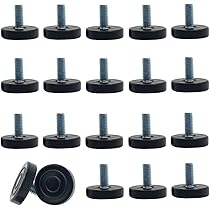 20 Piedini Regolabili Per Mobili M6 - Antivibranti, Livellamento, Per Sedie E Tavoli - Foto 7