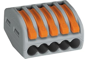 Wago - 222-415- Boîte de 40 Bornes - 5 x 0,08-4 mm²