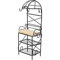 1/12 Miniatur Regal Für Puppenhaus – 4 Ebenen, Metall & Holz, Ca. 4,9x3x8,9 Cm