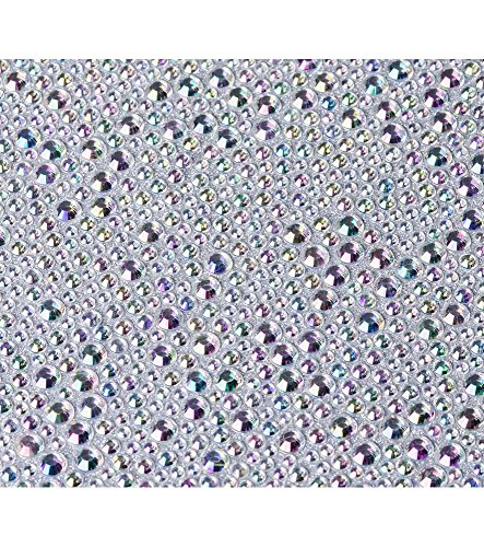 WC Sitz, faszinierendes Design mit Kristallsteinen auf dem WC-Sitz , einfache Montage, stabile Scharniere, Crystal Silver - 5